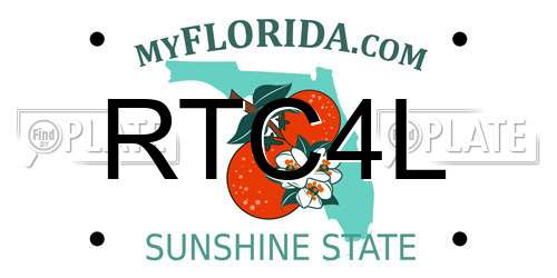 RTC4L Florida License Plate