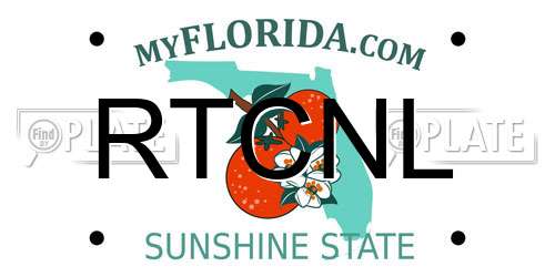 RTCNL Florida License Plate