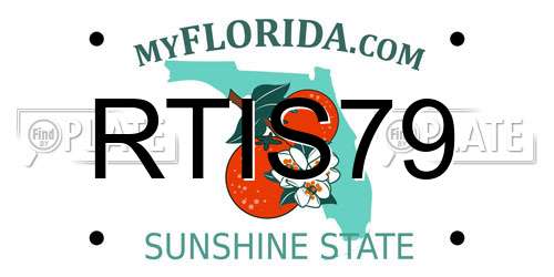 RTIS79 Florida License Plate