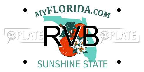 RVB Florida License Plate