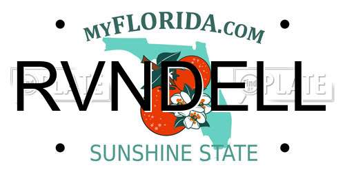 RVNDELL Florida License Plate