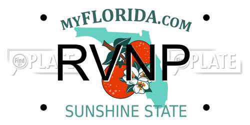 RVNP Florida License Plate