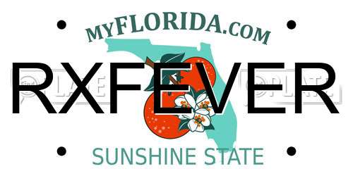 RXFEVER Florida License Plate
