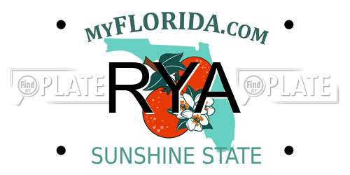 RYA Florida License Plate