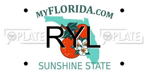 RYL Florida License Plate