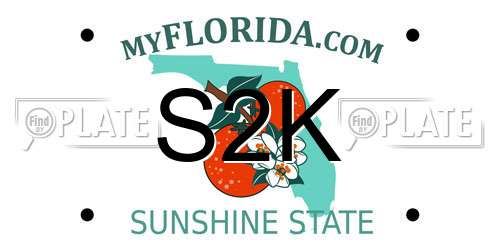 S2K Florida License Plate