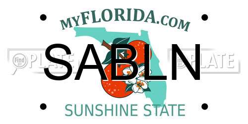 SABLN Florida License Plate
