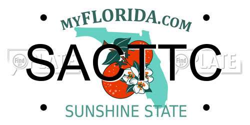 SACTTC Florida License Plate
