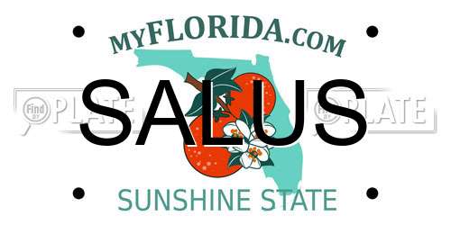 SALUS Florida License Plate