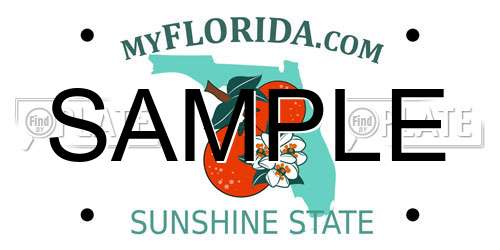 SAMPLE Florida License Plate