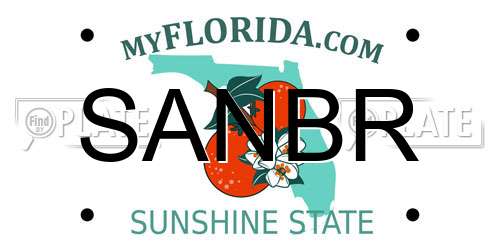 SANBR Florida License Plate