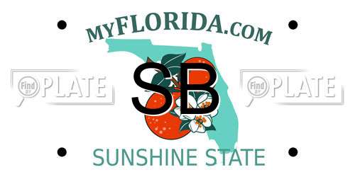 SB Florida License Plate