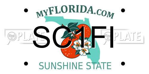 SC1FI Florida License Plate
