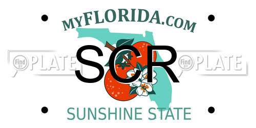 SCR Florida License Plate