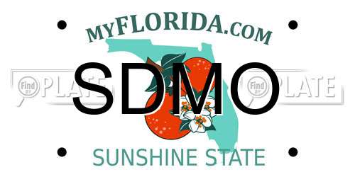 SDMO Florida License Plate