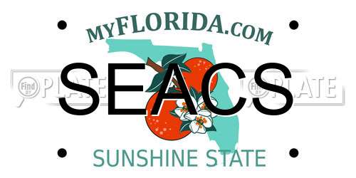 SEACS Florida License Plate