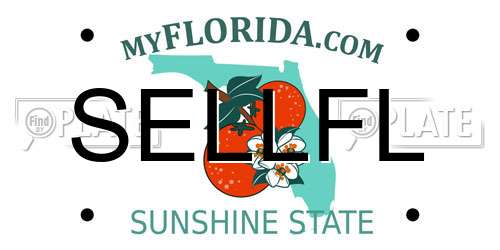 SELLFL Florida License Plate
