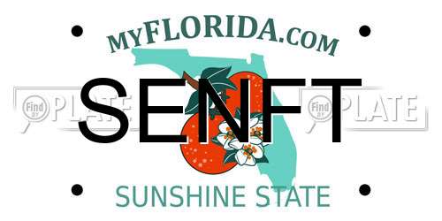 SENFT Florida License Plate