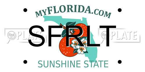 SFRLT Florida License Plate