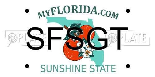 SFSGT Florida License Plate