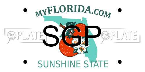 SGP Florida License Plate