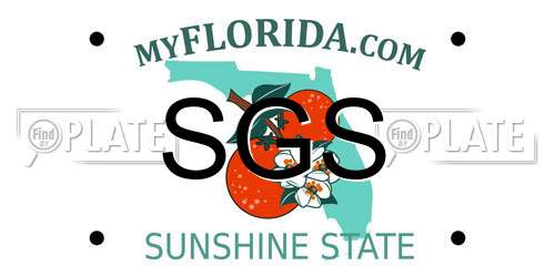 SGS Florida License Plate