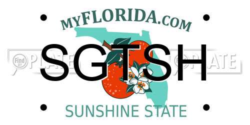 SGTSH Florida License Plate