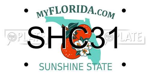SHC31 Florida License Plate