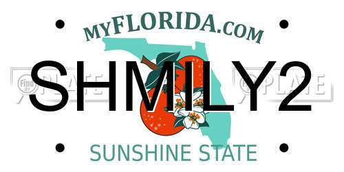SHMILY2 Florida License Plate