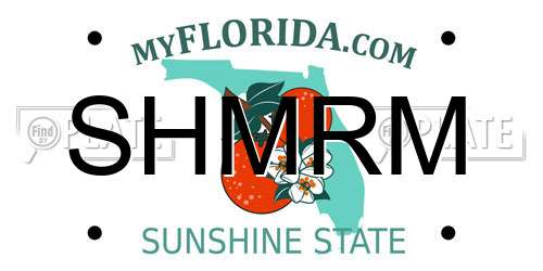 SHMRM Florida License Plate