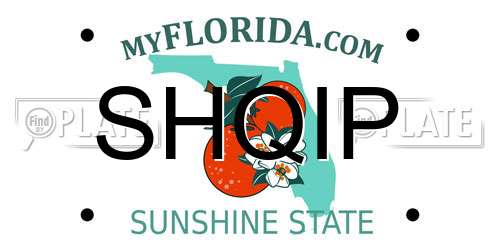 SHQIP Florida License Plate