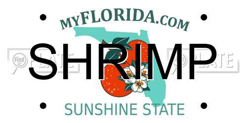 SHRIMP Florida License Plate