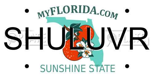SHULUVR Florida License Plate