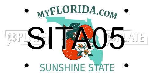 SITA05 Florida License Plate