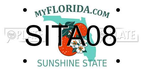 SITA08 Florida License Plate