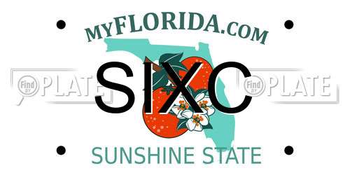 SIXC Florida License Plate