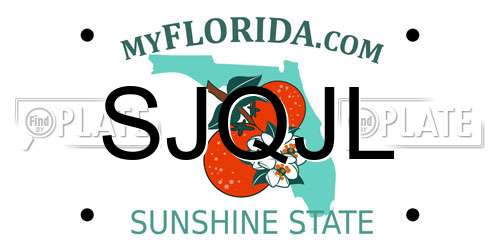 SJQJL Florida License Plate