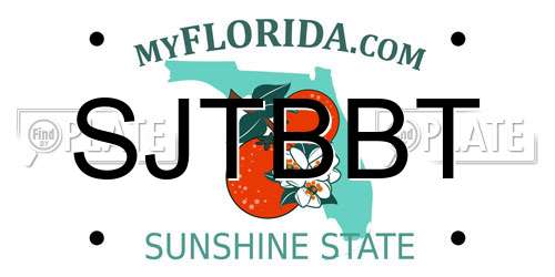 SJTBBT Florida License Plate