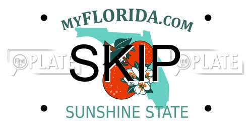 SKIP Florida License Plate