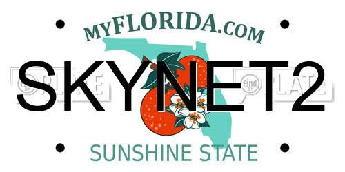 SKYNET2 Florida License Plate