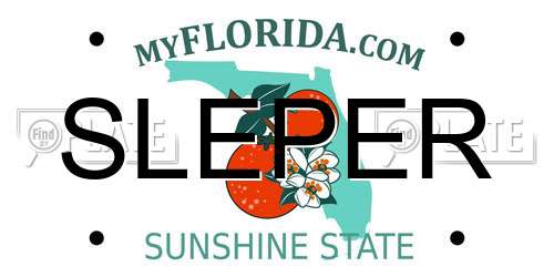 SLEPER Florida License Plate