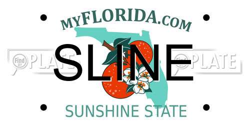 SLINE Florida License Plate