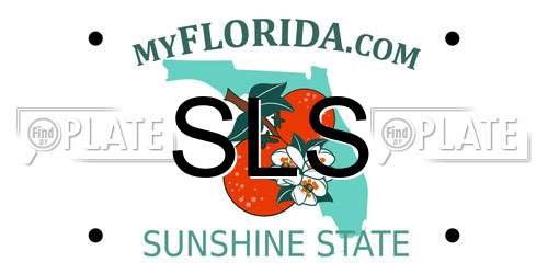 SLS Florida License Plate