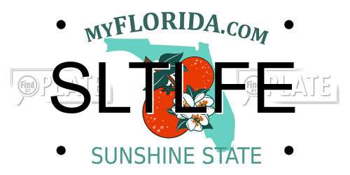 SLTLFE Florida License Plate