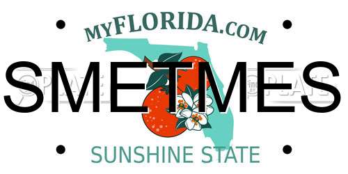 SMETMES Florida License Plate