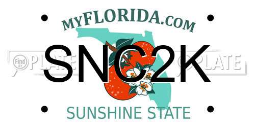 SNC2K Florida License Plate