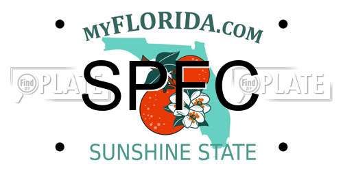 SPFC Florida License Plate
