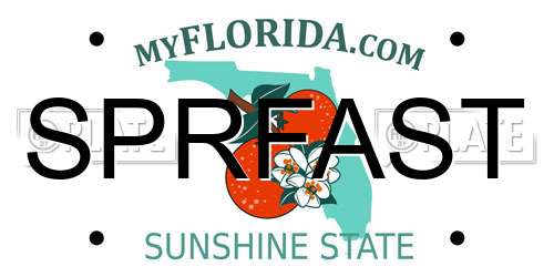 SPRFAST Florida License Plate