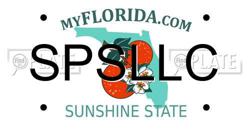 SPSLLC Florida License Plate