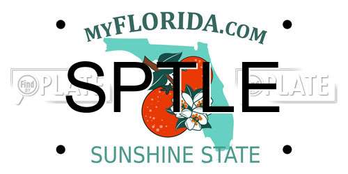 SPTLE Florida License Plate
